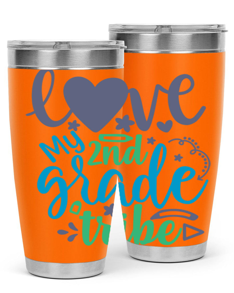 love my 2nd grade tribe 9#- second grade- Tumbler