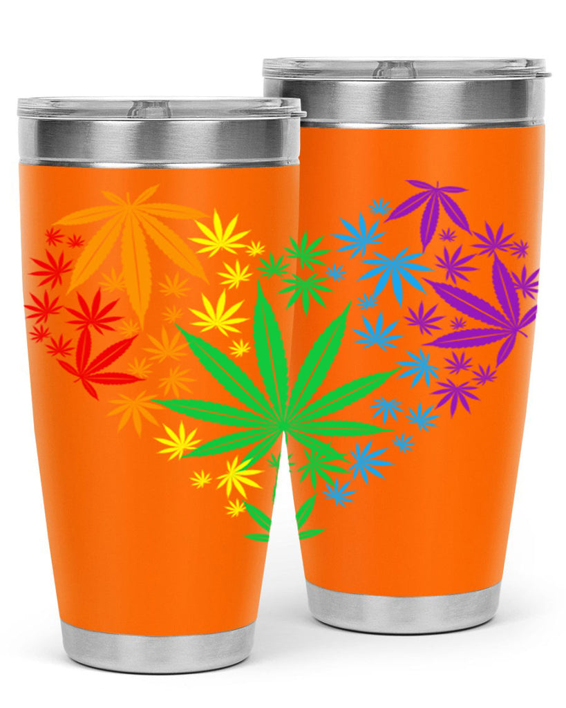 marijuana heart 200#- marijuana- Tumbler