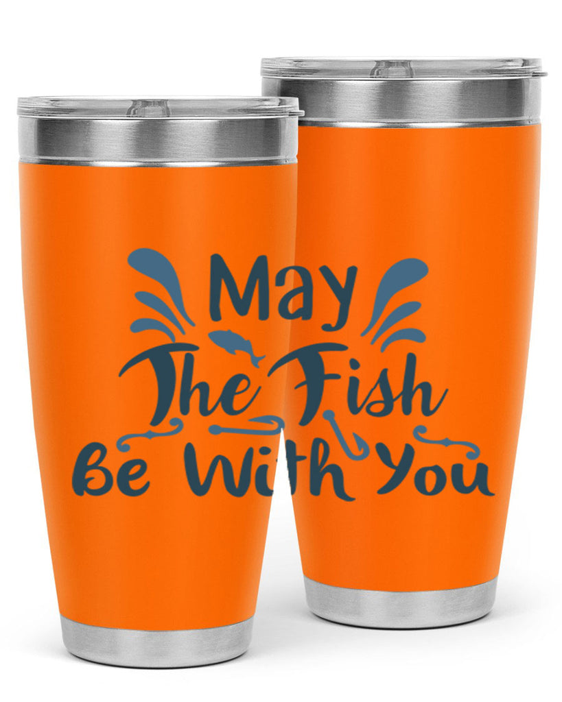 may the fish 54#- fishing- Tumbler