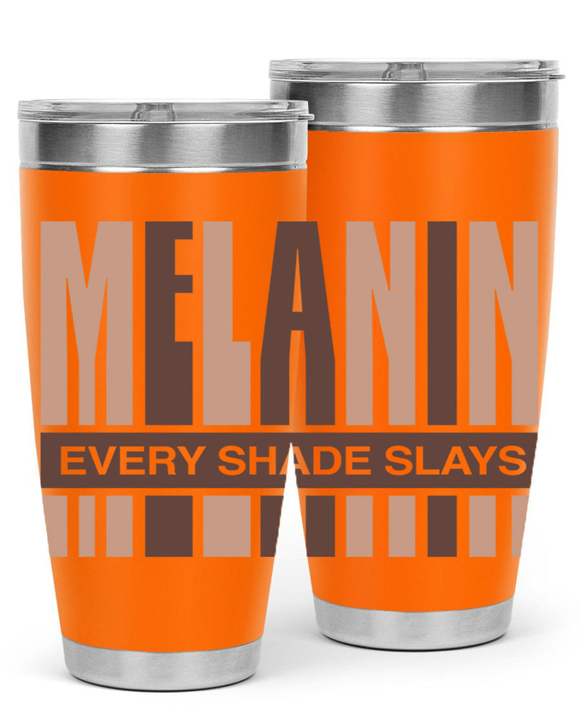 melanin every shade slays 90#- black words phrases- Cotton Tank