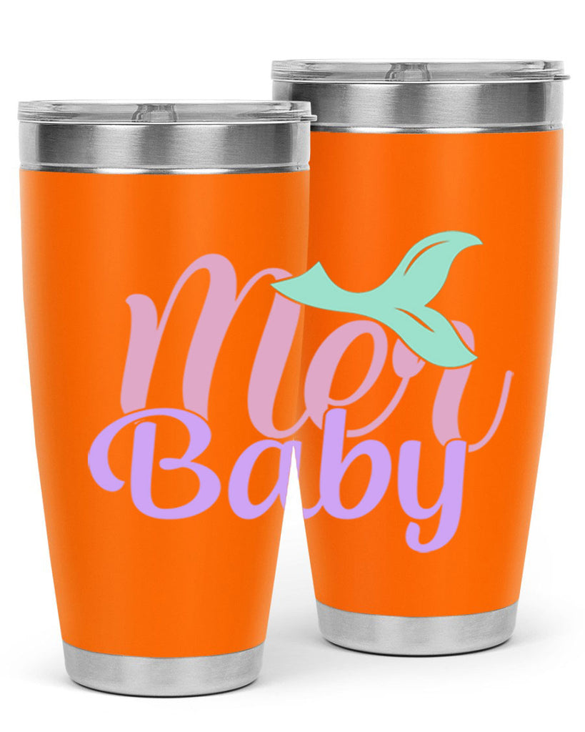 mer baby 3#- mermaid- Tumbler