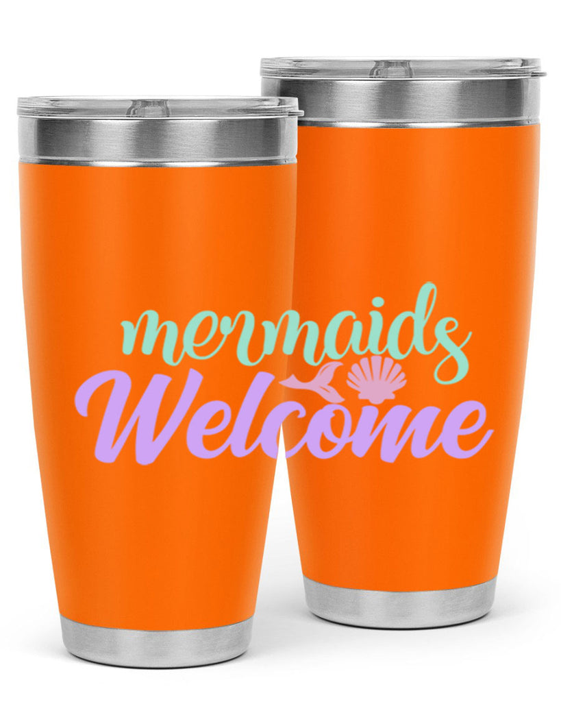mermaids welcome 6#- mermaid- Tumbler