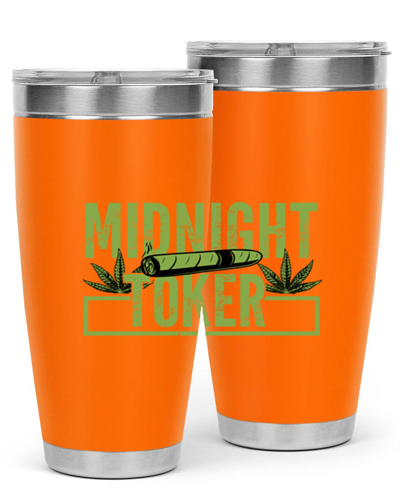 midnight toker 211#- marijuana- Tumbler