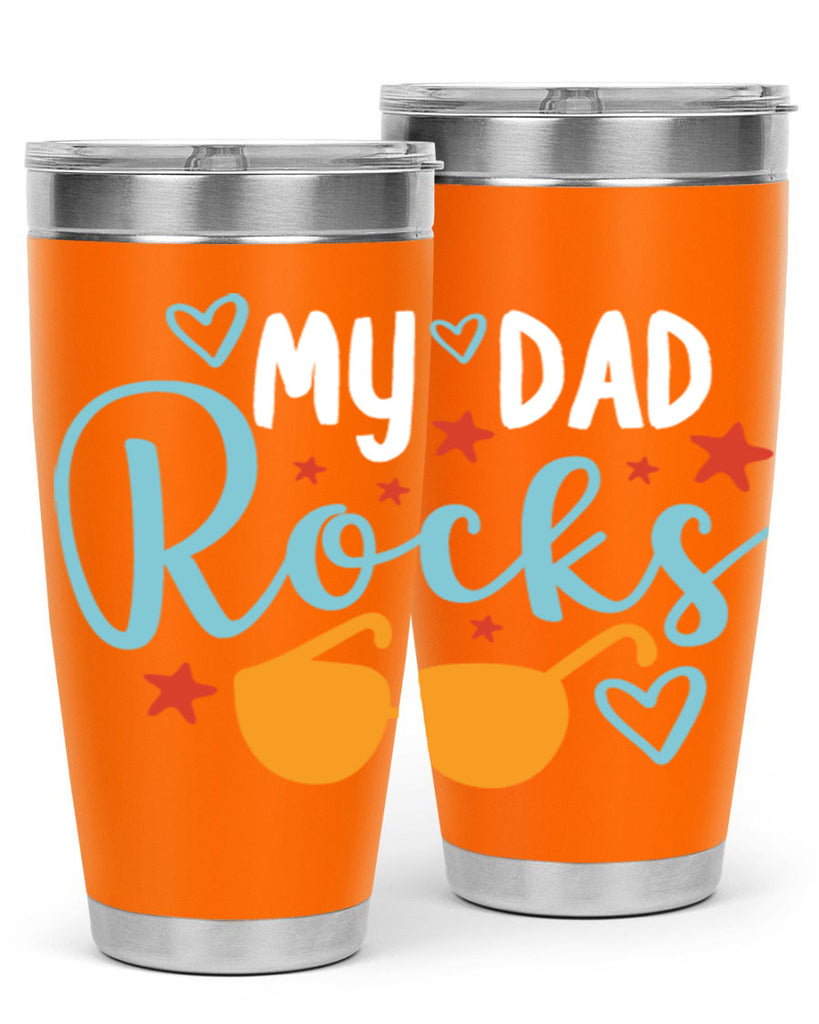 my dad rocks 83#- fathers day- Tumbler