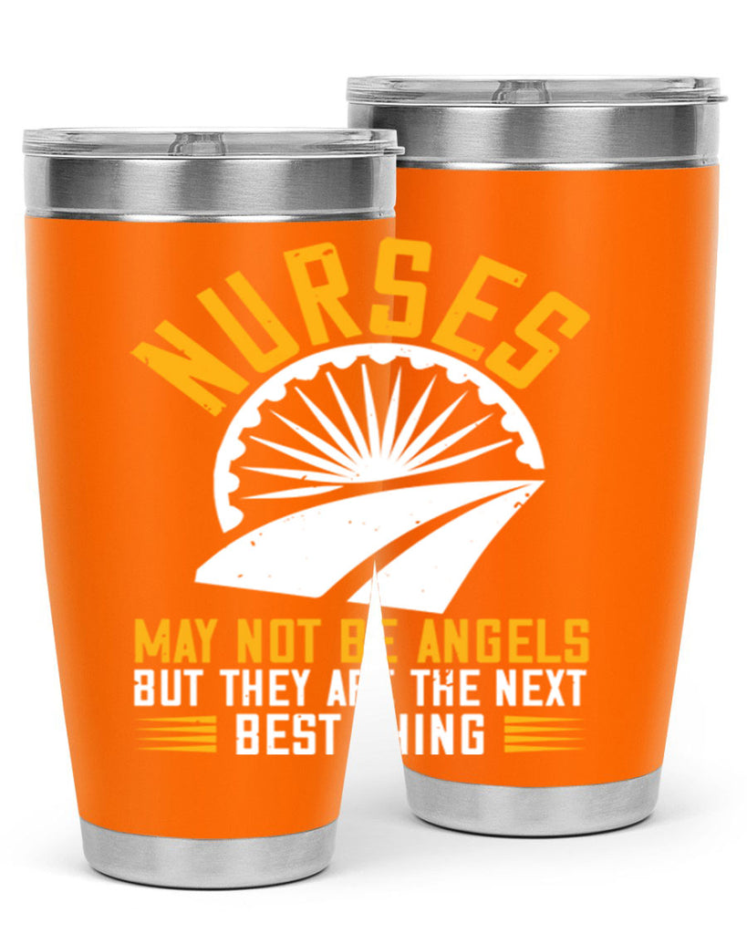 nurses may not be angels Style 265#- nurse- tumbler