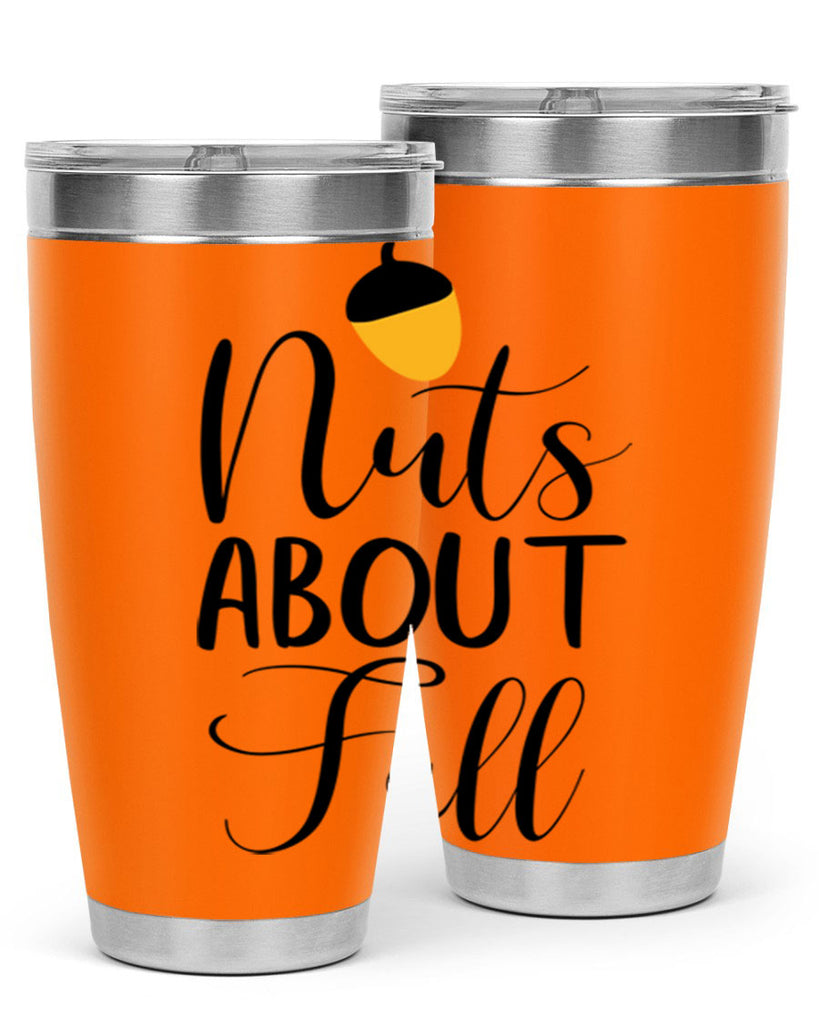 nuts about fall 445#- fall- Tumbler