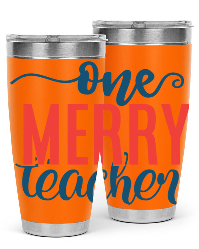 one merry teacher Style 161#- teacher- tumbler