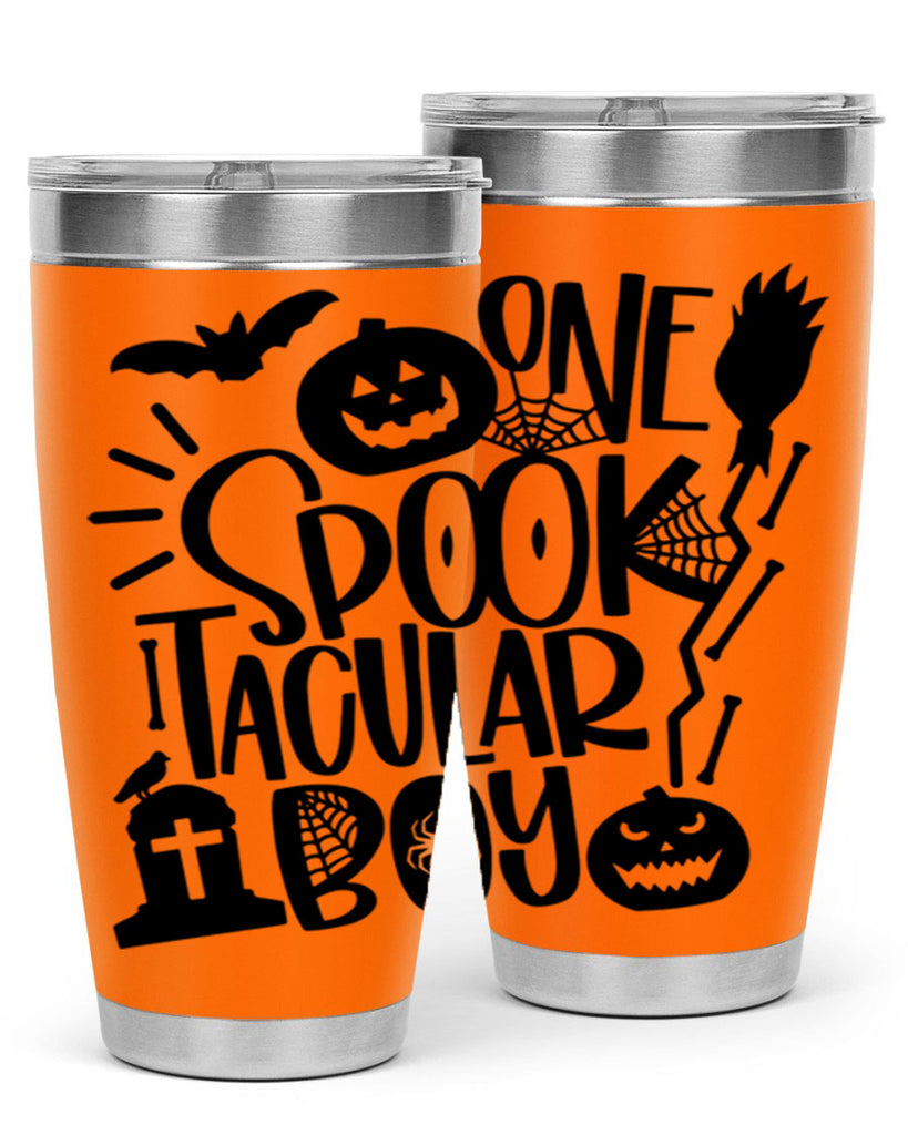 one spooktacular boy 38#- halloween- Tumbler