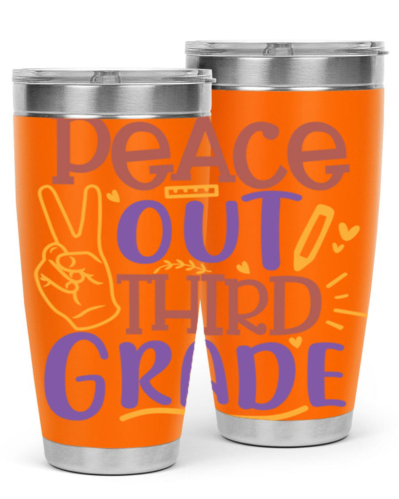 peace out 3rd grade 1#- 3rd grade- Tumbler