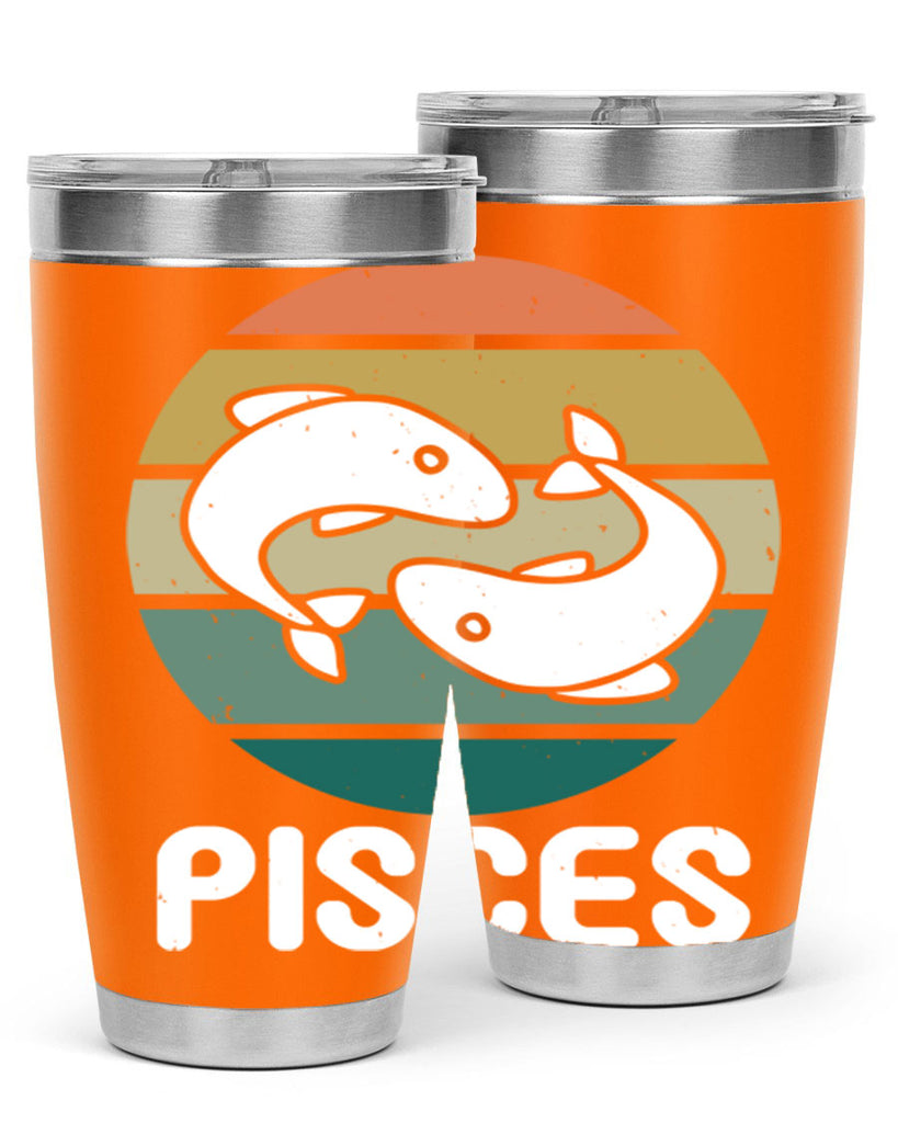 pisces 346#- zodiac- Tumbler