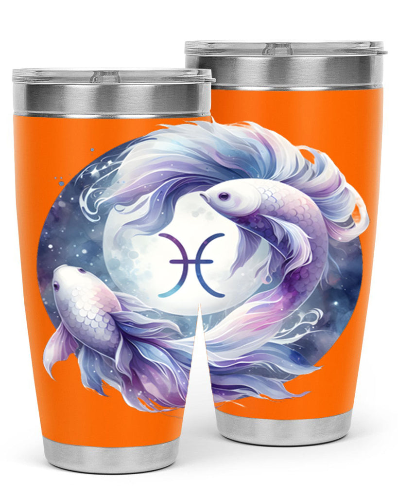 pisces 347#- zodiac- Tumbler