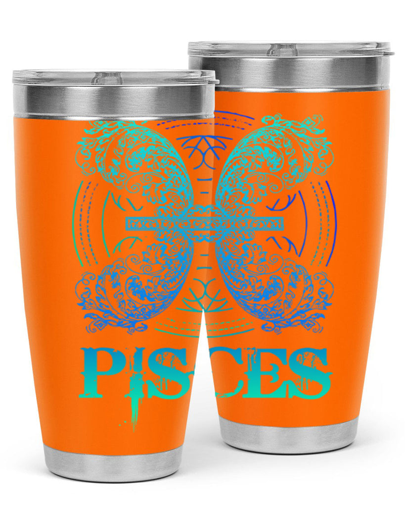 pisces Zodiac 381#- zodiac- Tumbler