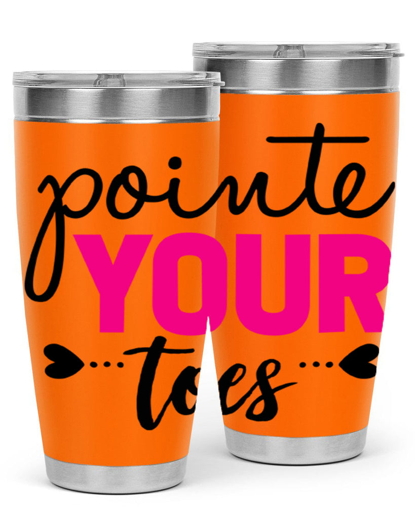 pointe your toes 71#- ballet- Tumbler