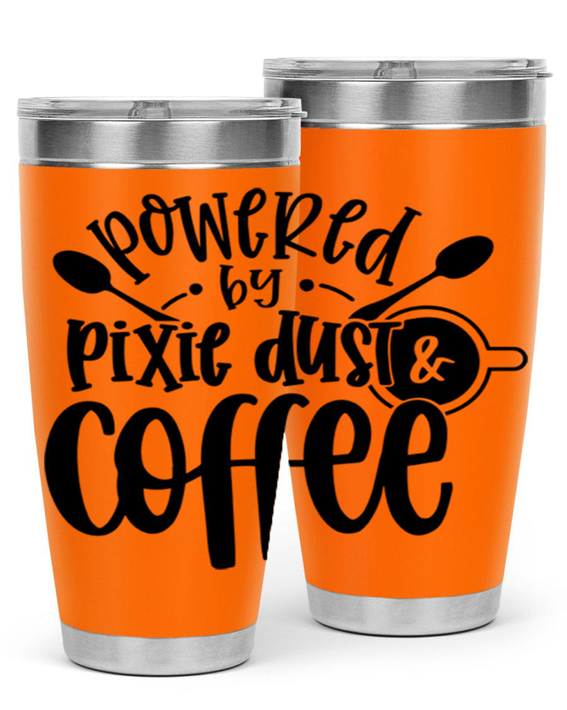 powered by pixie dust coffee 42#- coffee- Tumbler