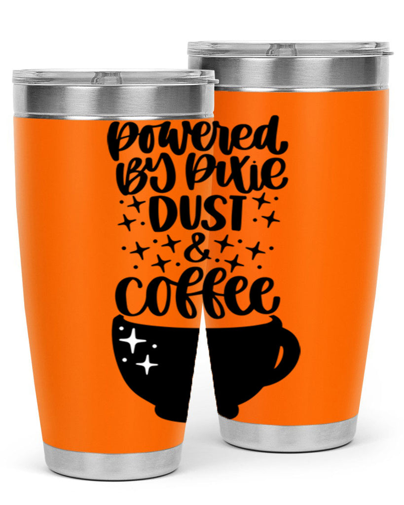 powered by pixie dust coffee 43#- coffee- Tumbler