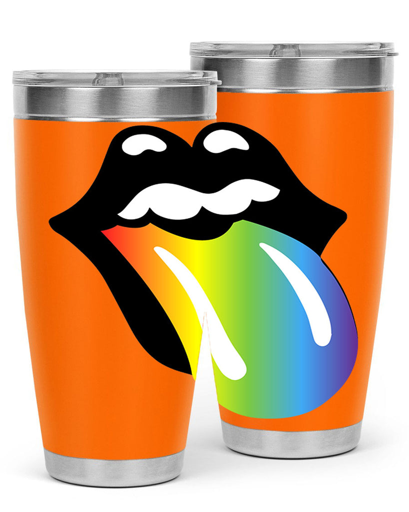 rainbow mouth and tongue 5#- lgbt- Tumbler