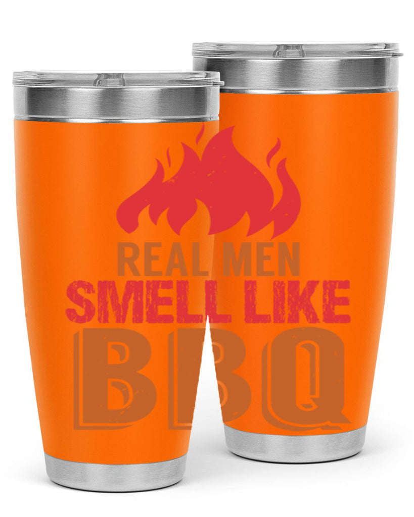 real men smell like bbq 16#- bbq- Tumbler