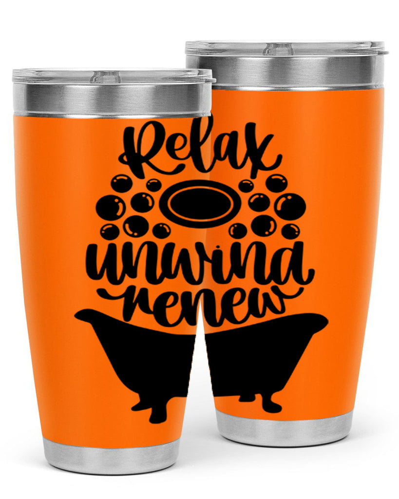 relax unwind renew 19#- bathroom- Tumbler