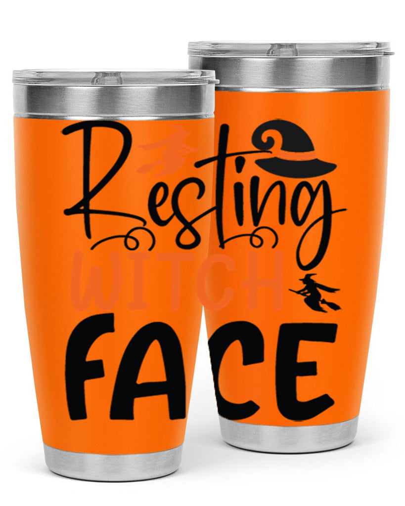 resting witch face 108#- halloween- Tumbler