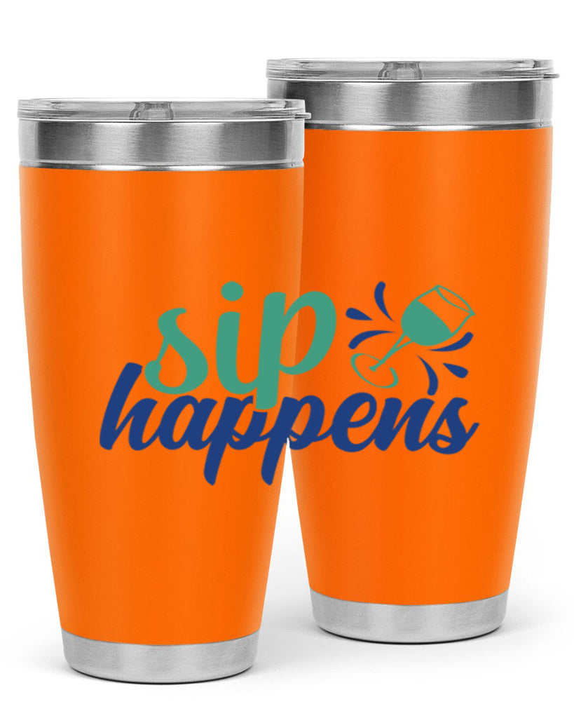 sip happens 165#- wine- Tumbler