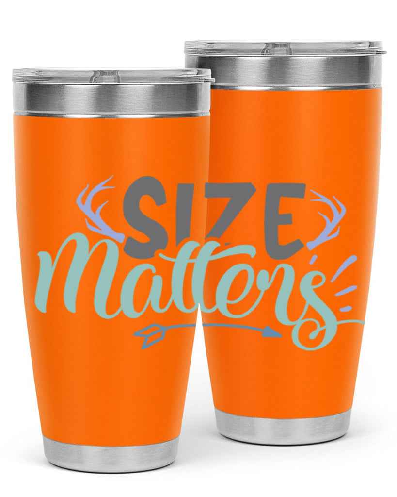 size matters 195#- fishing- Tumbler