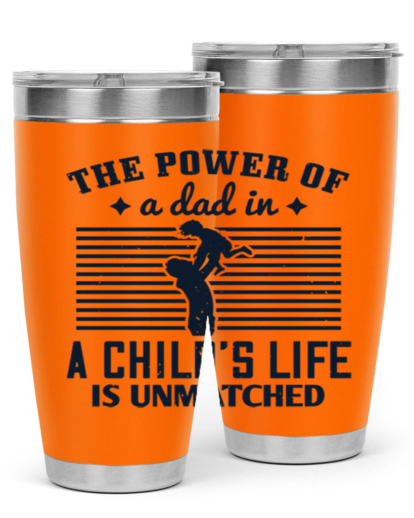 the power of a dad 150#- fathers day- Tumbler