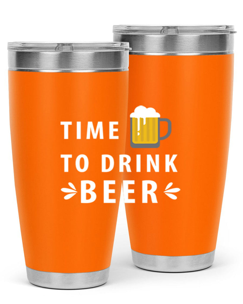 time to drink 7#- beer- Tumbler