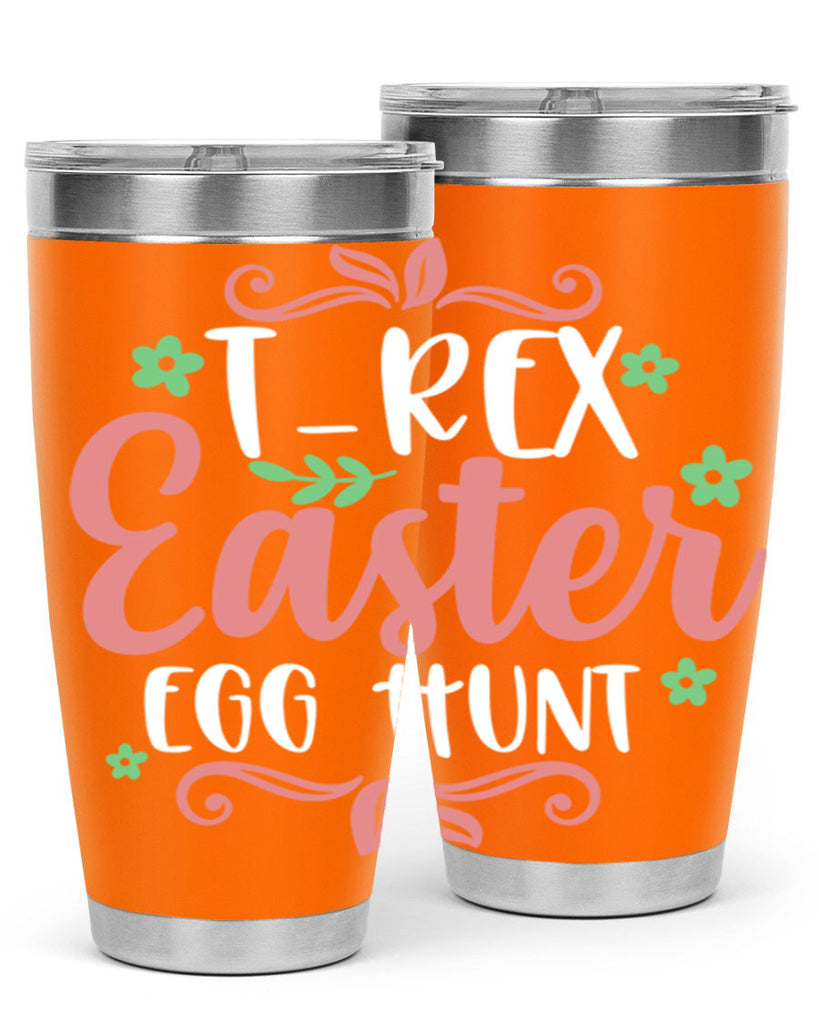 trex easter egg hunt 6#- easter- Tumbler