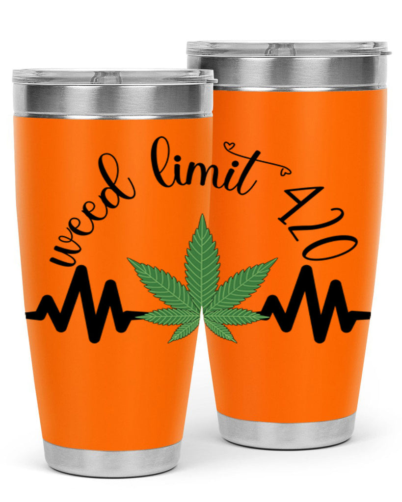 weed limit 420 cannabis heartbeat 292#- marijuana- Tumbler