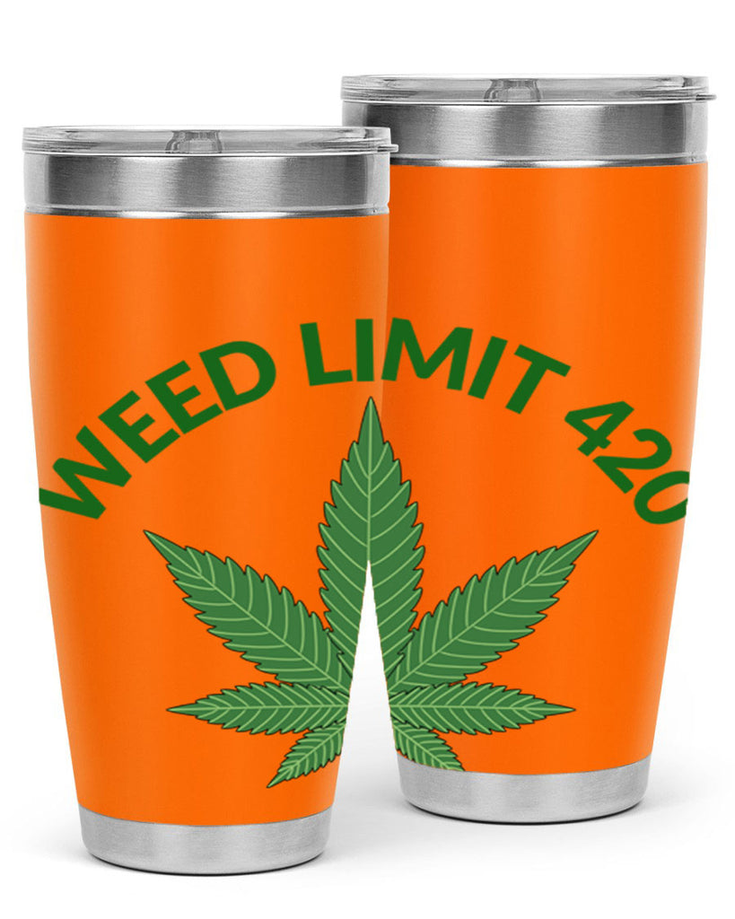 weed limit 420 sd 293#- marijuana- Tumbler