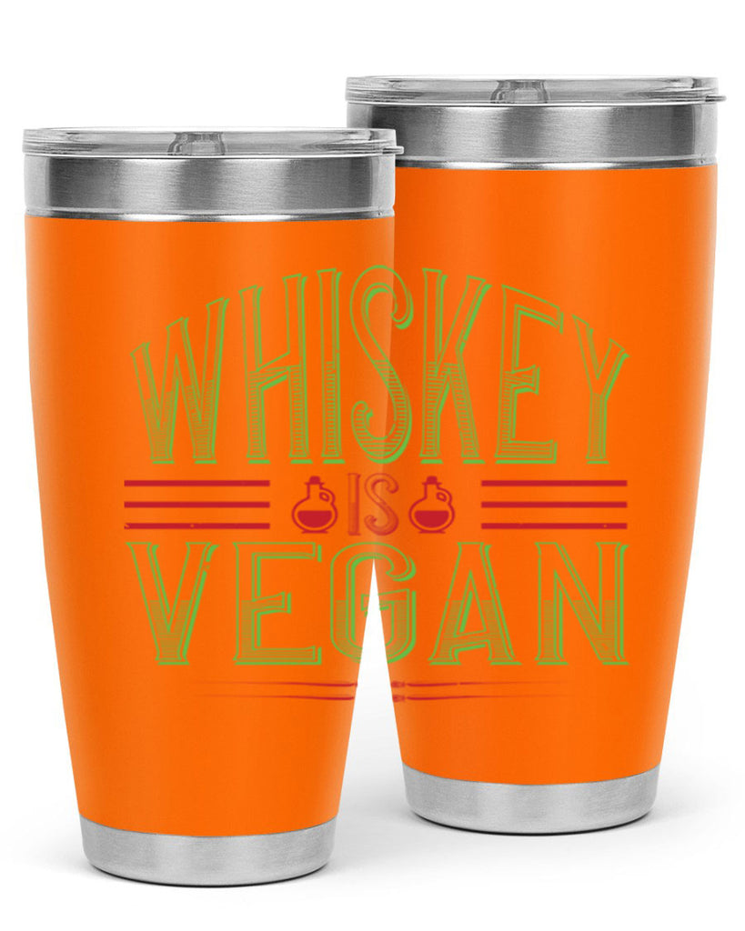 whiskey is vegan 110#- vegan- Tumbler