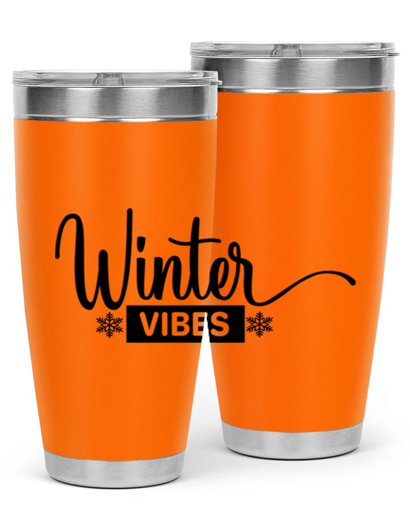 winter vibes 544#- winter- Tumbler