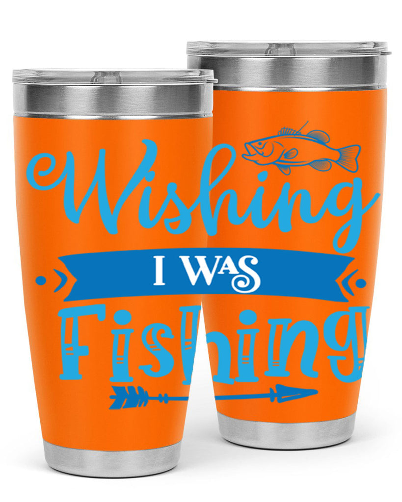 wishing i was fishing 189#- fishing- Tumbler