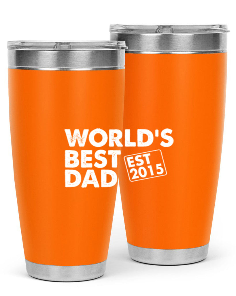 world is best dad est m 62#- dad- Tumbler