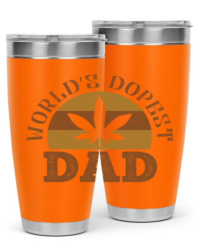 world’s dopest dad 137#- fathers day- Tumbler