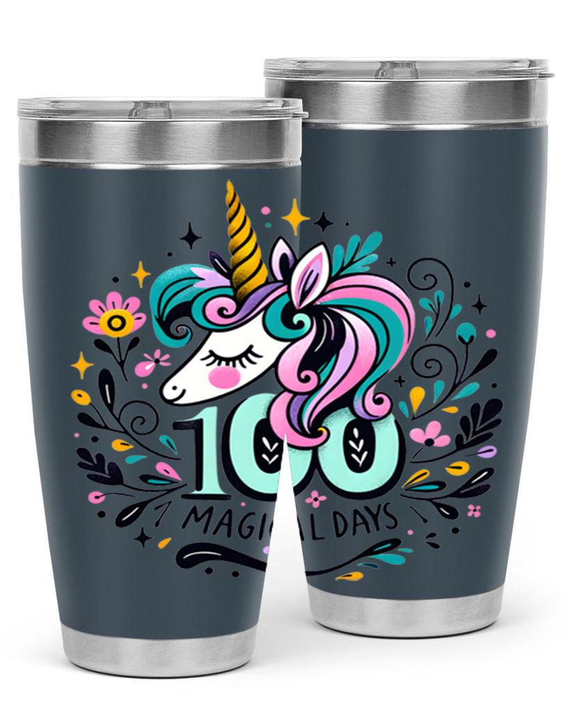 100 Day Magical Sublimation 27#- 100 days of school- Tumbler