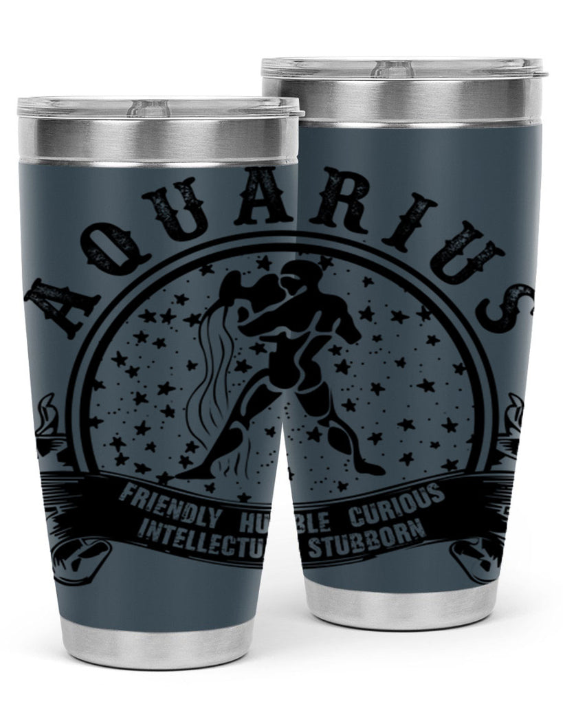 Aquarius 42#- zodiac- Tumbler