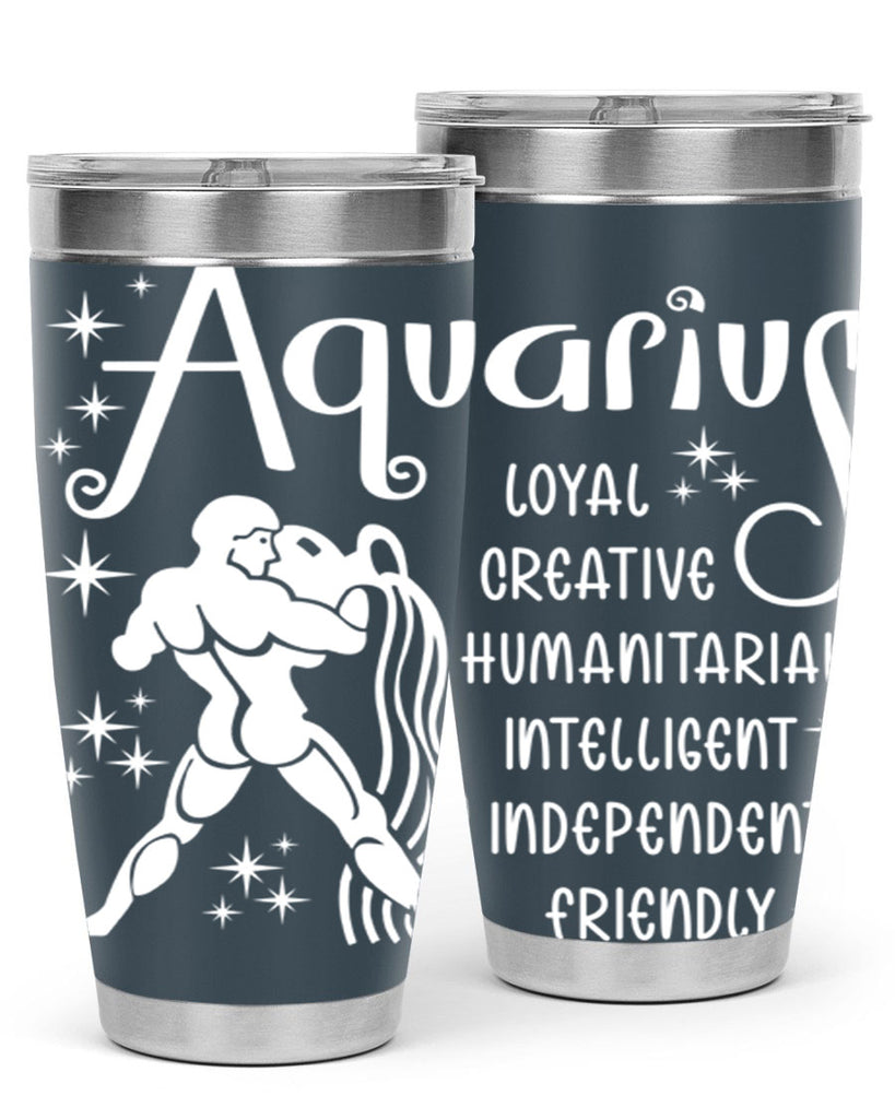 Aquarius 68#- zodiac- Tumbler