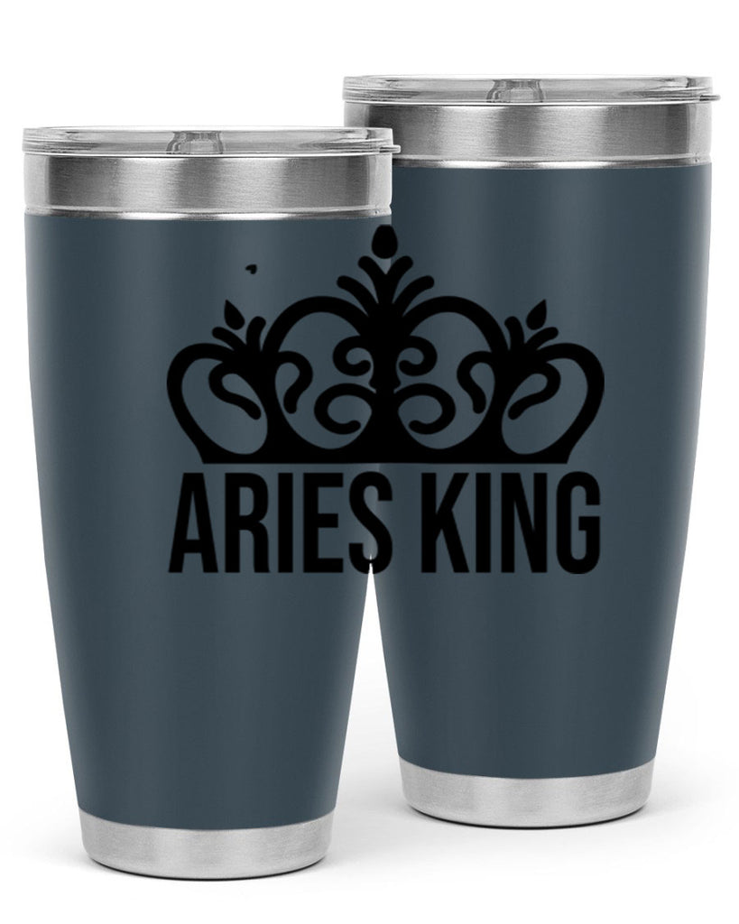 Aries king 107#- zodiac- Tumbler