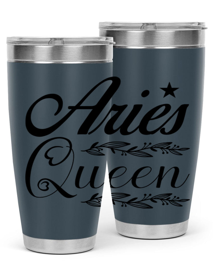 Aries queen 119#- zodiac- Tumbler