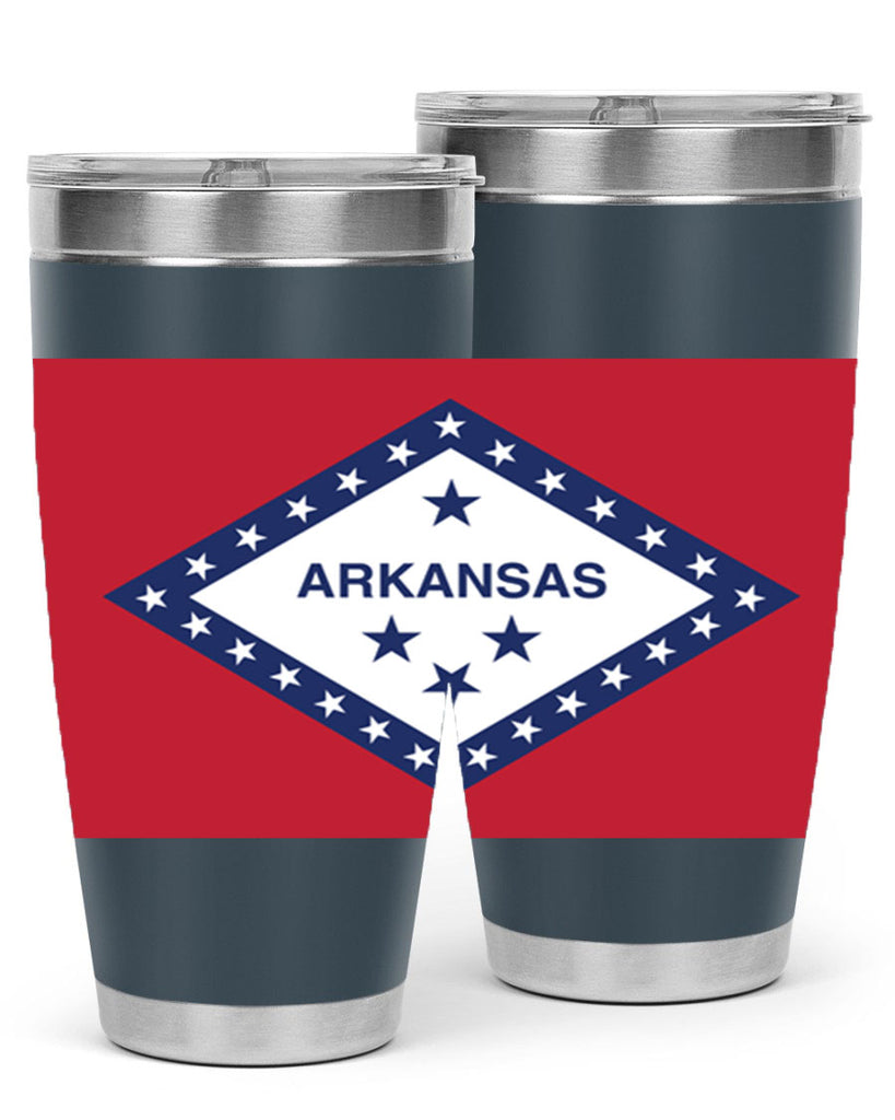 Arkansas 48#- Us Flags- Tumbler