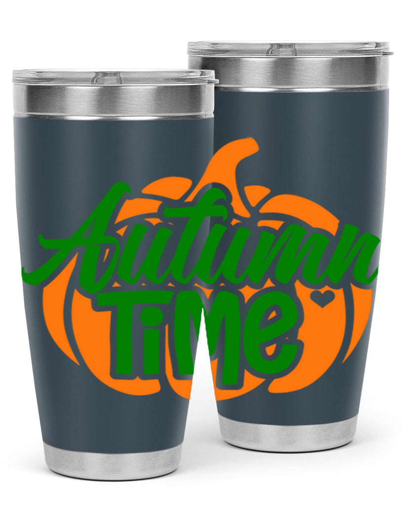 Autumn Time 34#- fall- Tumbler