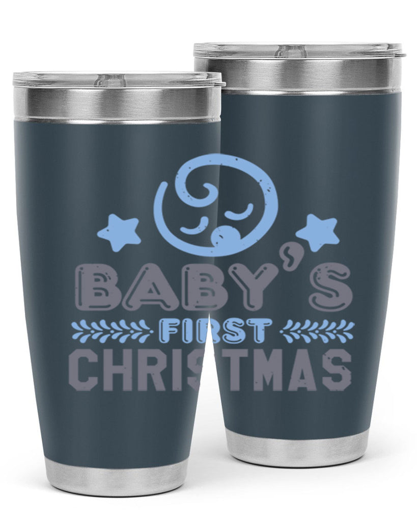 Baby First Christmas Style 2#- baby shower- tumbler