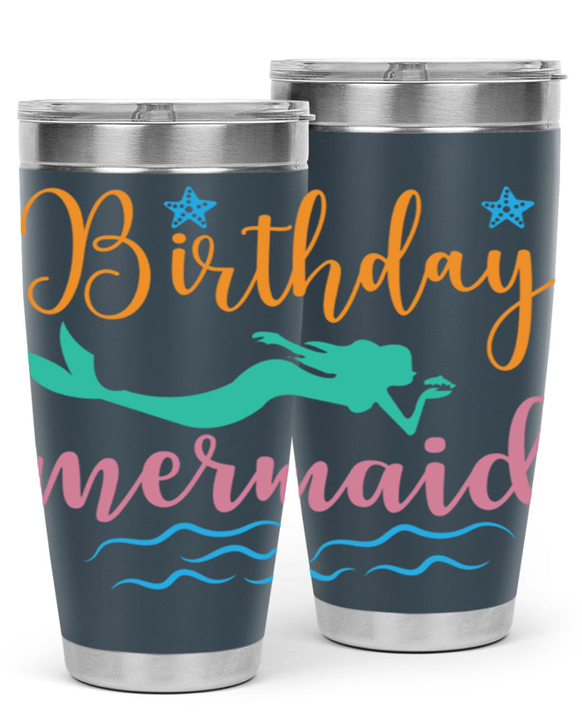 Birthday Mermaid Design 79#- mermaid- Tumbler