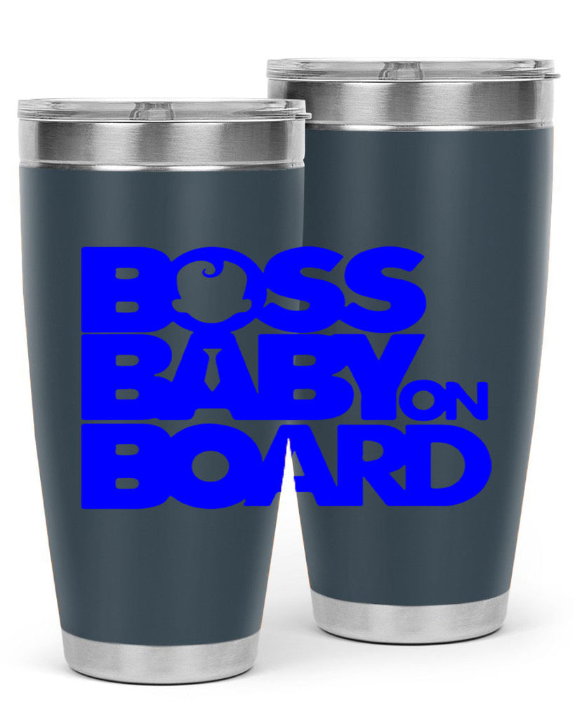 Boss Baby On Board 2#- black words phrases- Cotton Tank