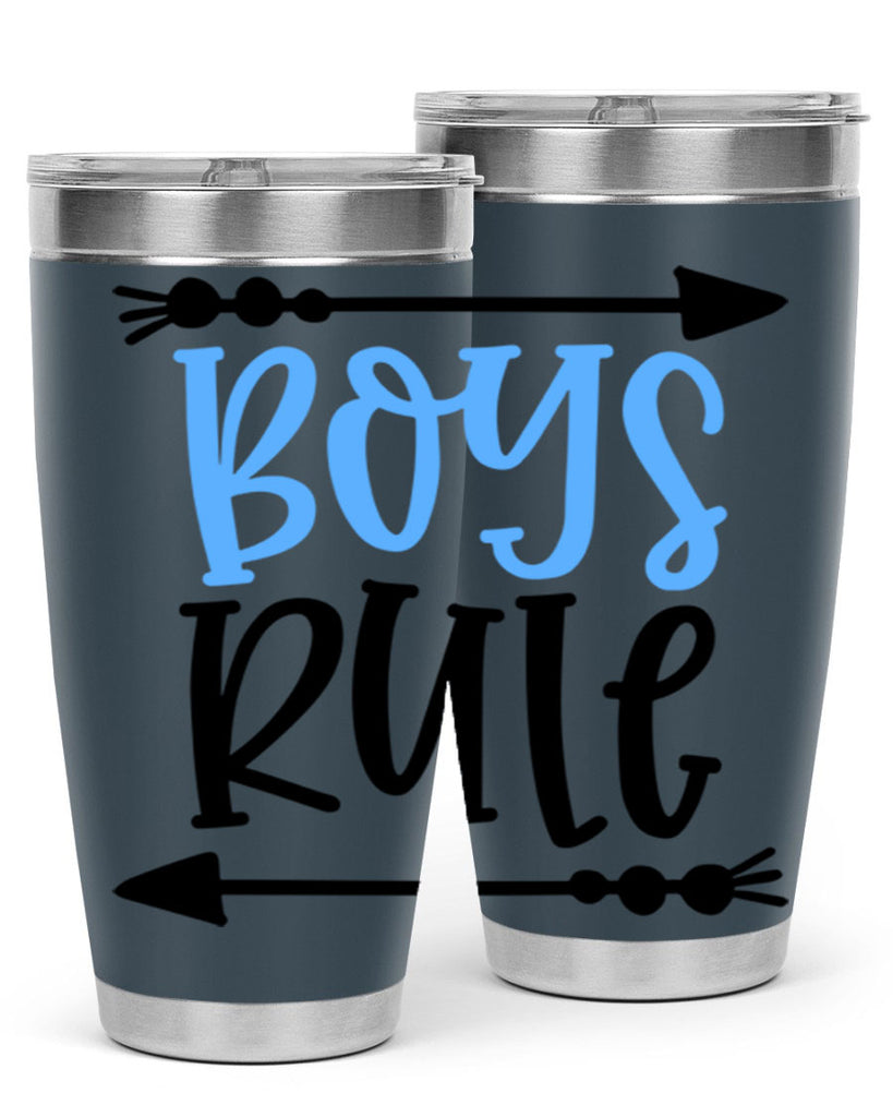 Boys Rule Style 108#- baby- tumbler