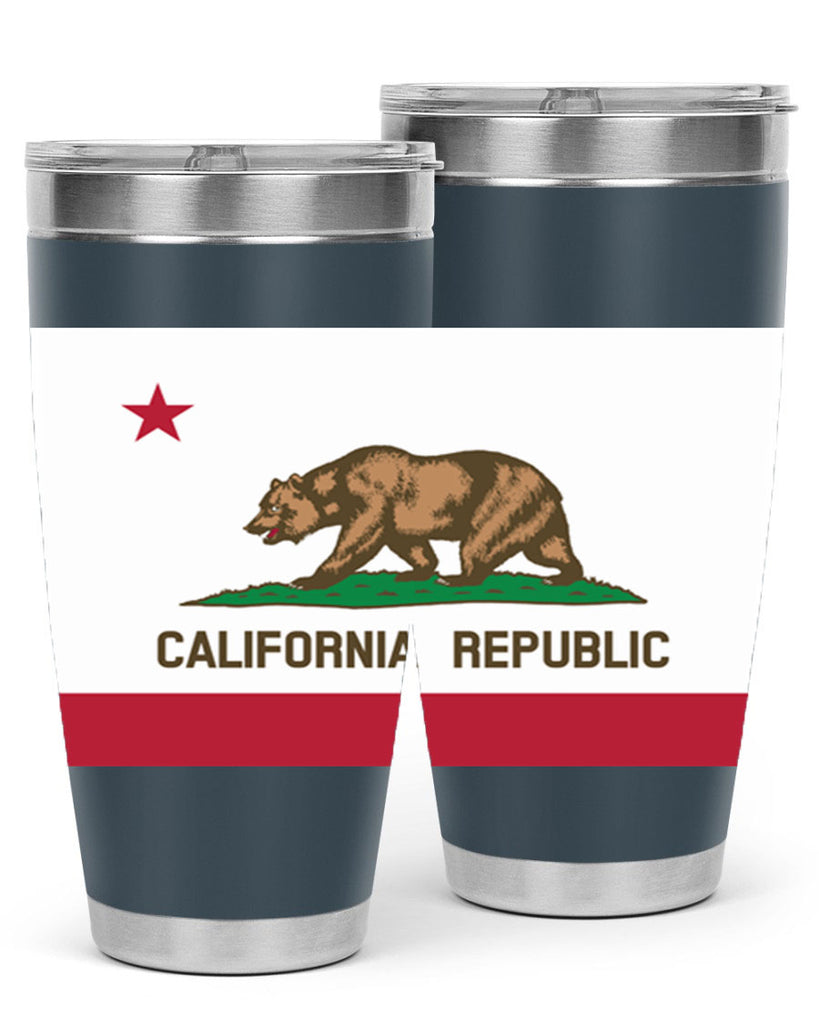 California 47#- Us Flags- Tumbler