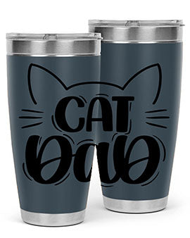 Cat Dad Style 81#- cat- Tumbler