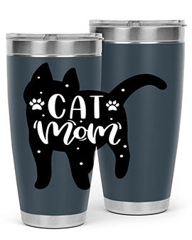 Cat Mom Style 86#- cat- Tumbler
