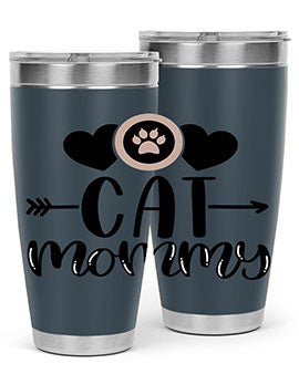 Cat Mommy Style 87#- cat- Tumbler